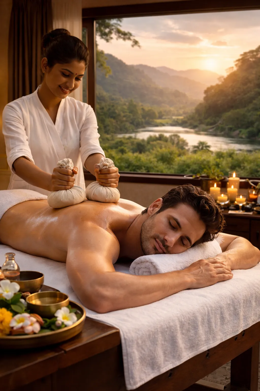 Ayurvedic potli herbal compress massage Pune